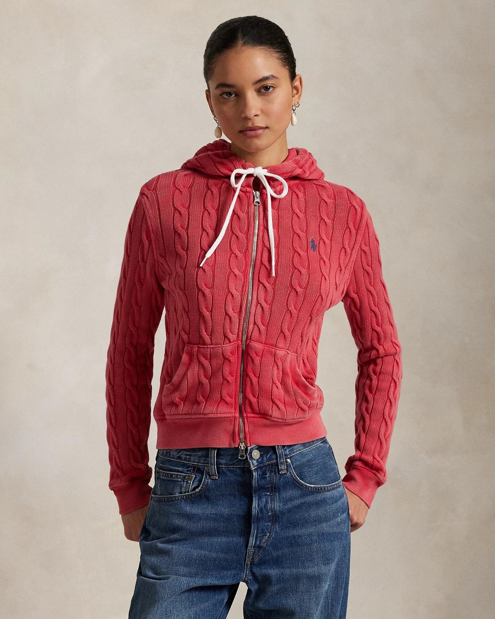 Hoodie R&L | Knitted Cotton Zip-Up
