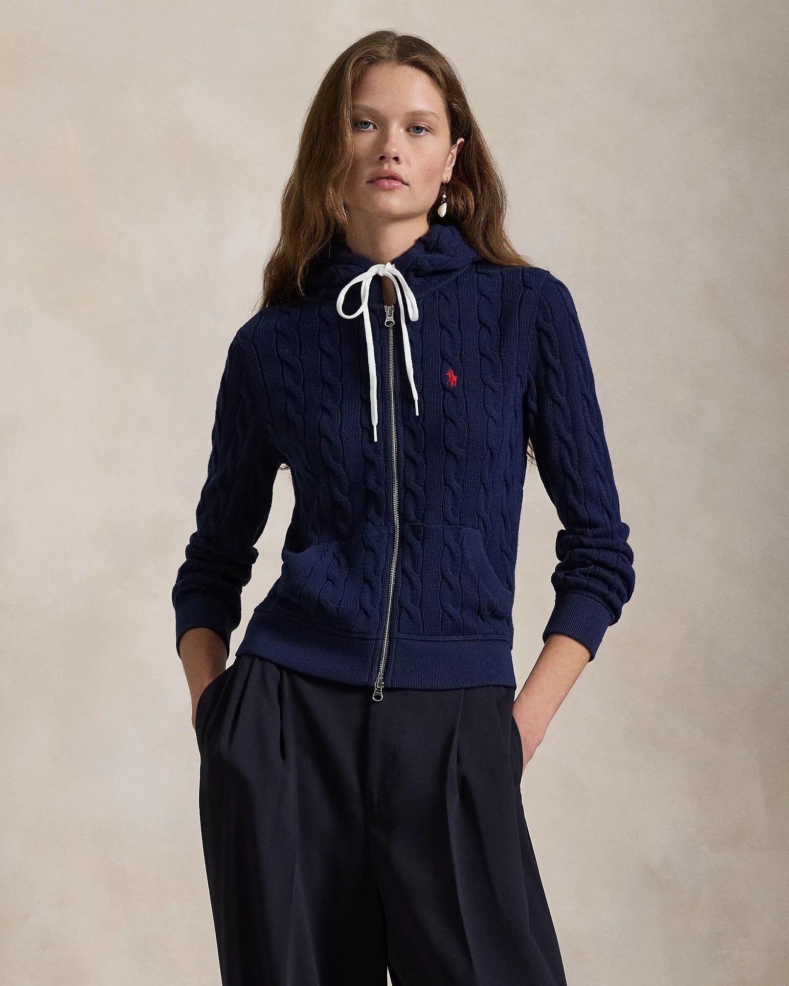 Hoodie R&L | Knitted Cotton Zip-Up