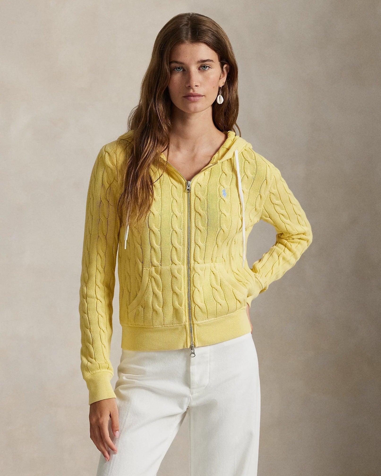 Hoodie R&L | Knitted Cotton Zip-Up
