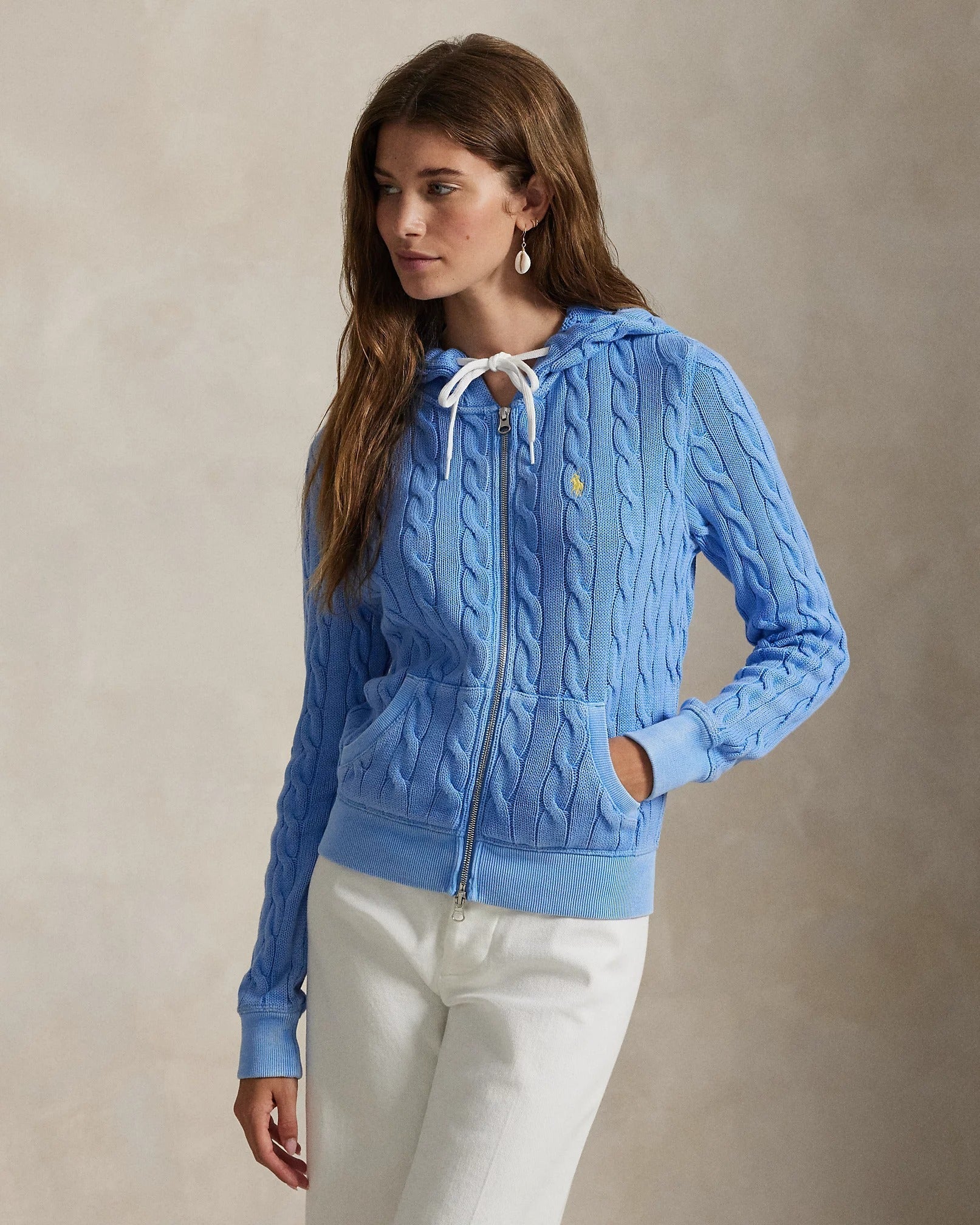 Hoodie R&L | Knitted Cotton Zip-Up
