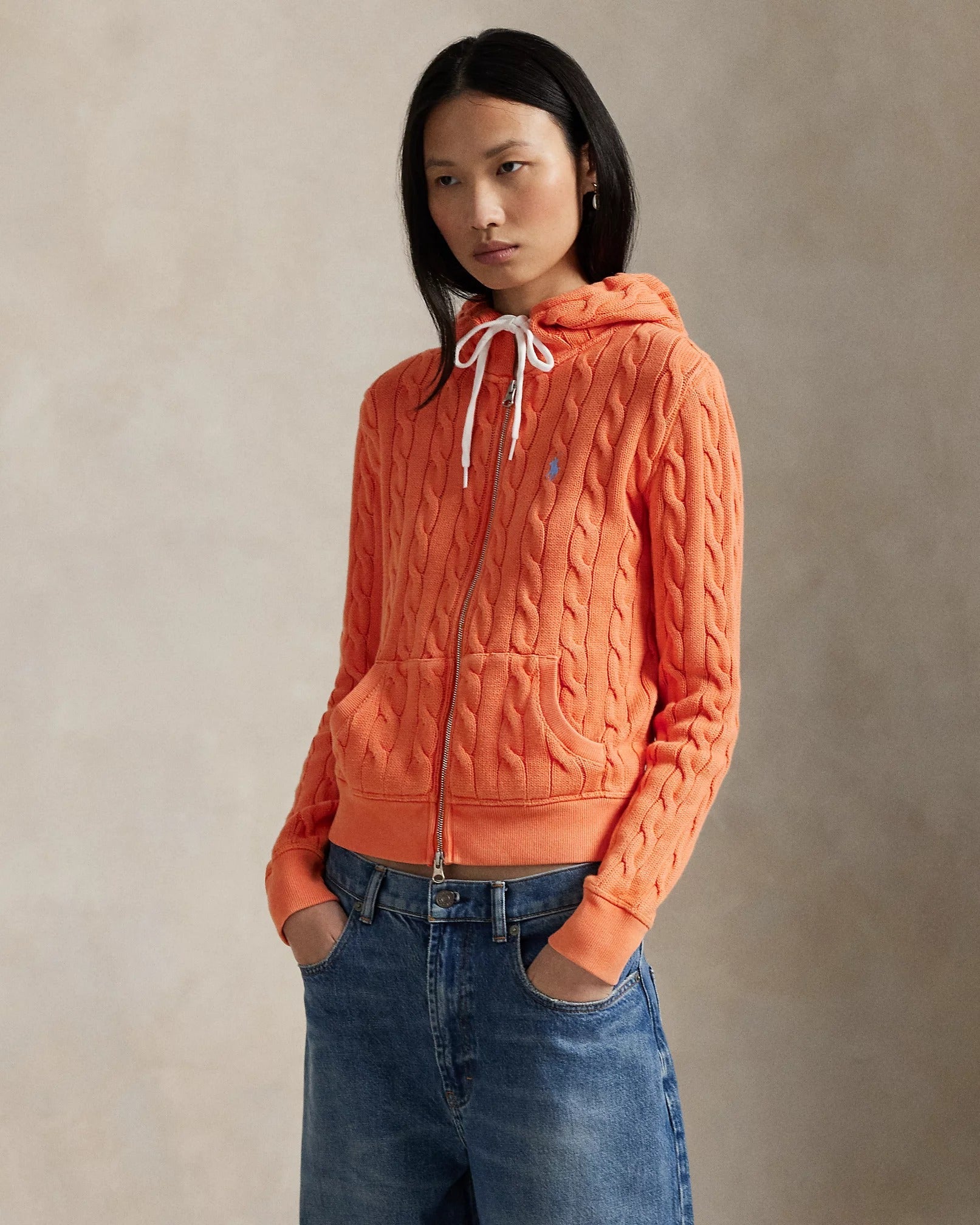 Hoodie R&L | Knitted Cotton Zip-Up