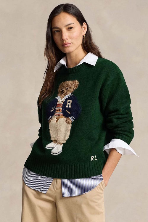 Sweater R&L | Green Polo Bear