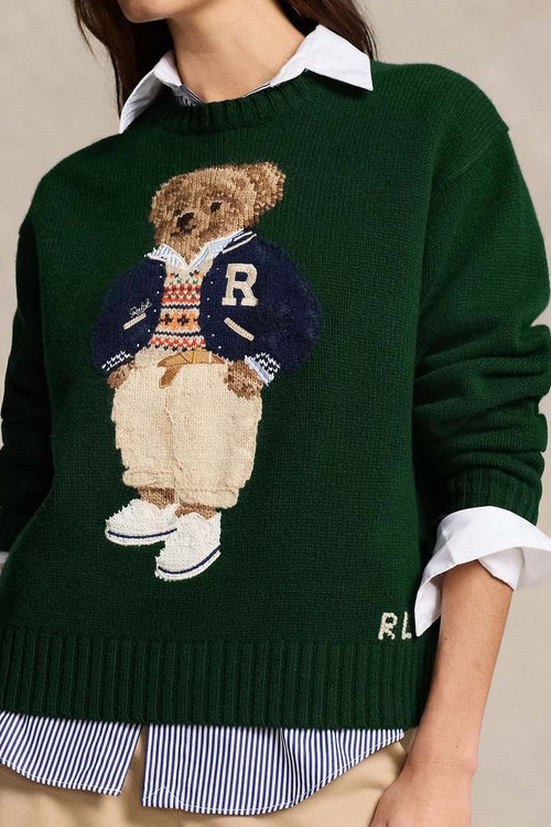 Sweater R&L | Green Polo Bear