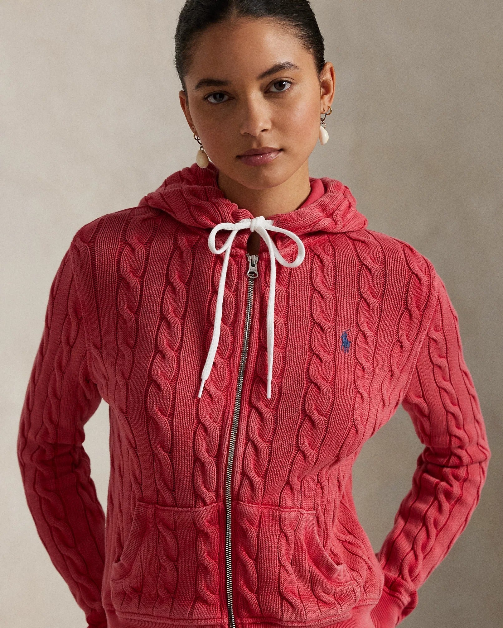 Hoodie R&L | Knitted Cotton Zip-Up